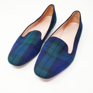 J. Crew Tartan Plaid Slip On Loafer Classic Shoes